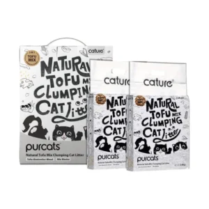Cát Mèo Mix 3in1 Đậu nành + Đất Sét + Gỗ Cature 2.8kg (7L)