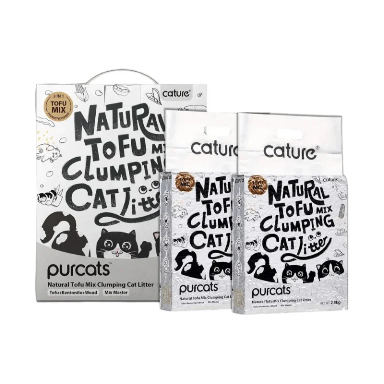 Cát Mèo Mix 3in1 Đậu nành + Đất Sét + Gỗ Cature 2.8kg (7L)