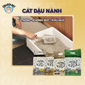 Cát vệ sinh từ đậu nành, bã đậu